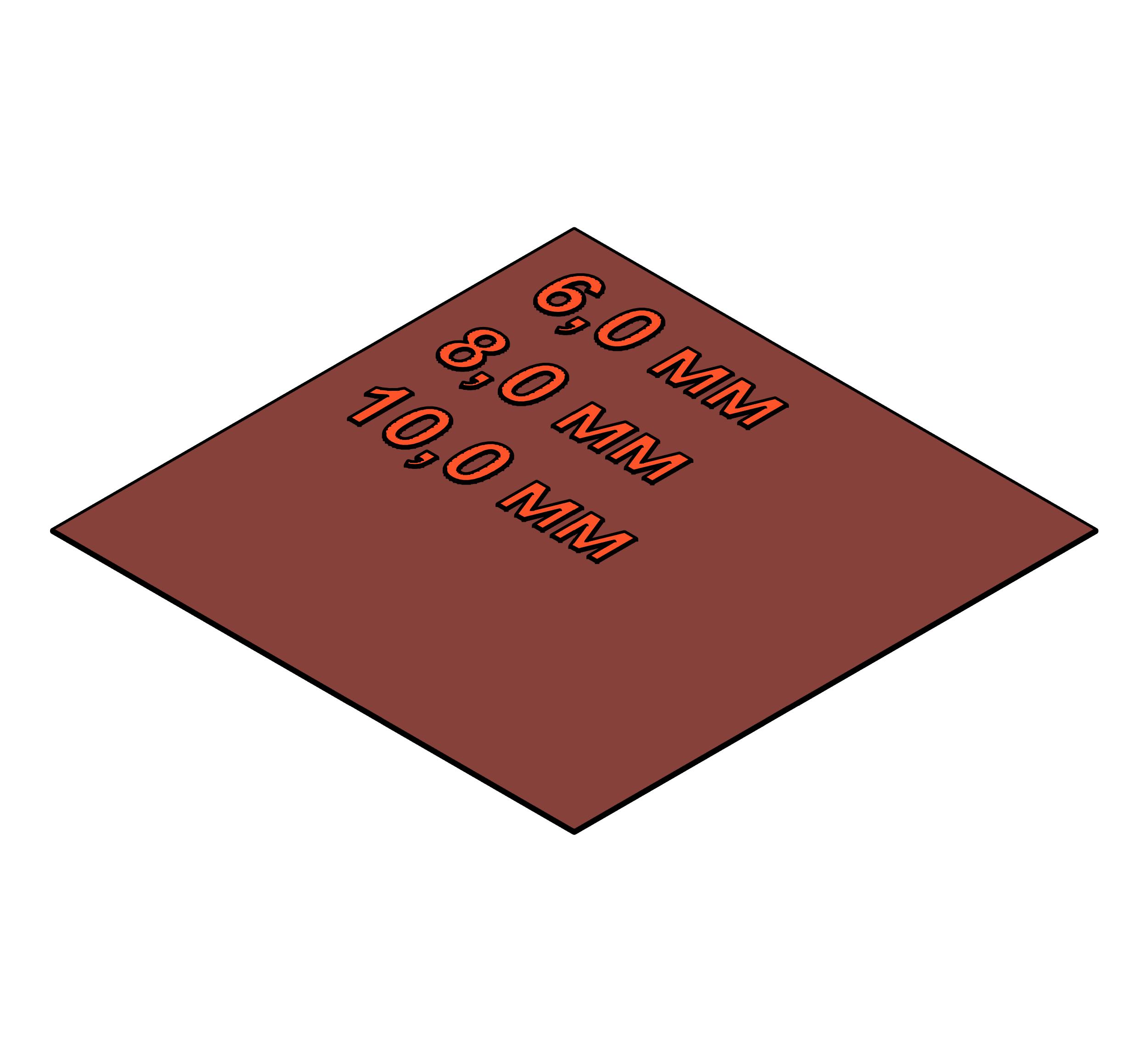 Покрытие QTP HS 2640-000 (6,0 мм; 8,0 мм; 10,0 мм)